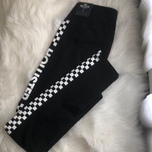 Checkered Race Edge Leggings